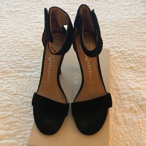 Jeffrey Campbell Black Suede Heels